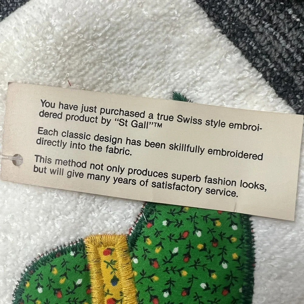 Vtg CANNON  kitchen towel Sugar & Spice Farmer & Sun Bonnet Oven Mitt Pot Holder